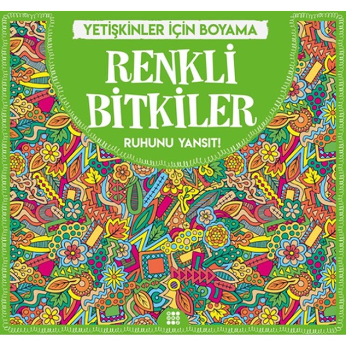 Renkli Bitkiler - Yetişkinler İçin Boyama