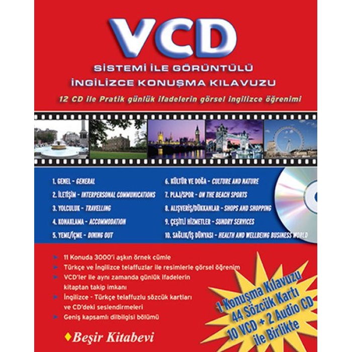 Vcd Sistemi Ile Görüntülü İngilizce Konuşma Kılavuzu (12 Cd Ile)