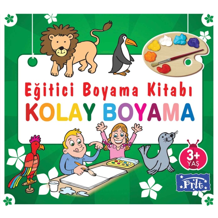 Eğitici Boyama Kitabı - Kolay Boyama