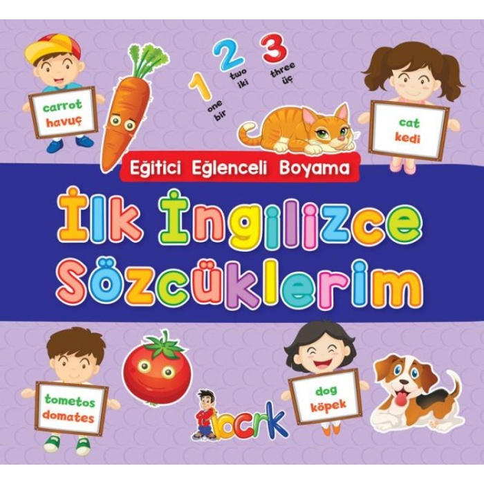 İlk İngilizce Sözcüklerim - Eğitici Eğlenceli Boyama