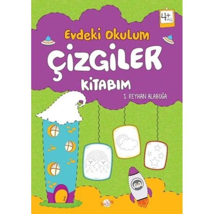 Evdeki Okulum Çizgiler Kitabım 4+Yaş