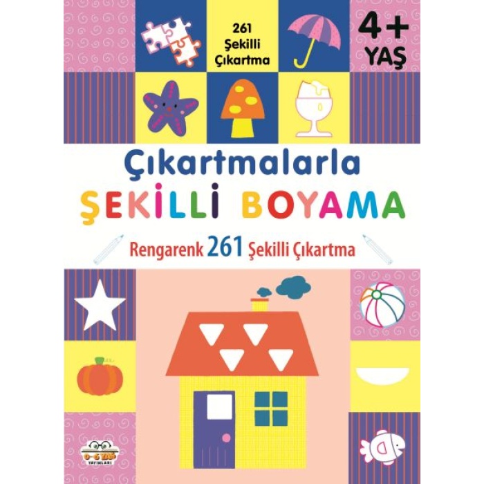 Çıkartmalarla Şekilli Boyama 4 Yaş Üstü