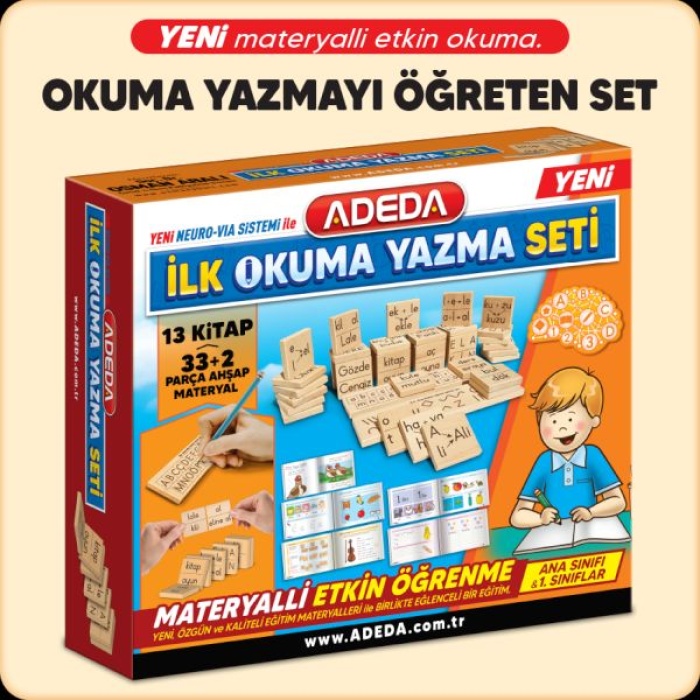 İlk Okuma Yazma Seti (Anasınıfı - 1.Sınıflar)