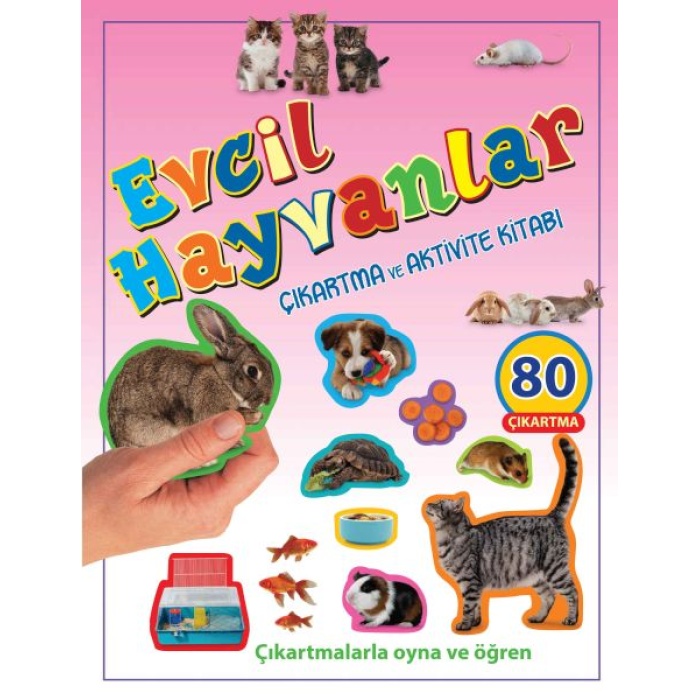 Evcil Hayvanlar - Çıkartma Ve Aktivite Kitabı