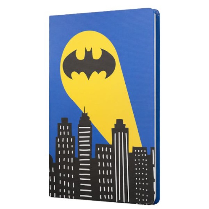 Batman Sert Kapak Butik Defter Mavi