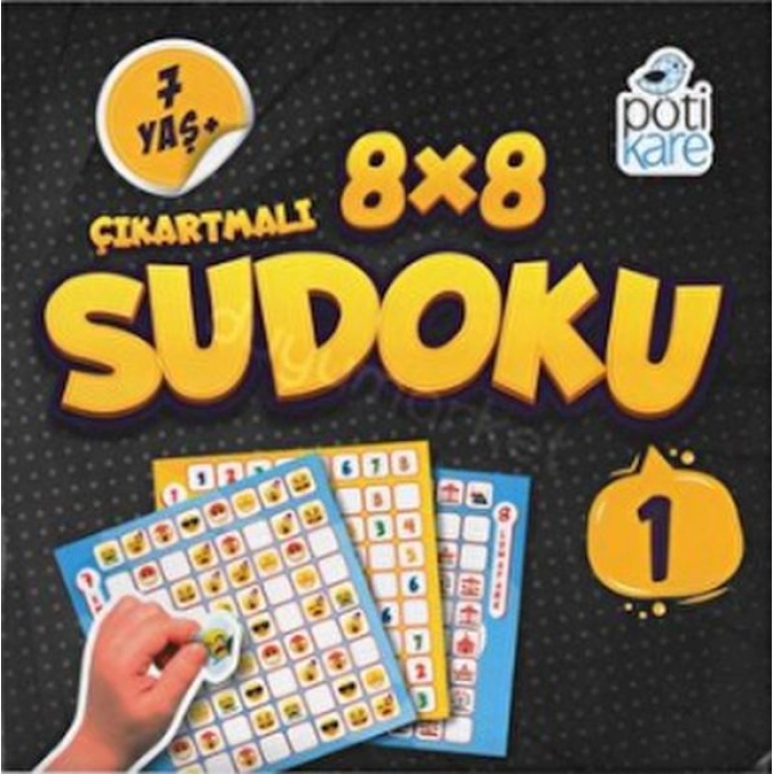 8X8 Çıkartmalı Sudoku 7+ (1)