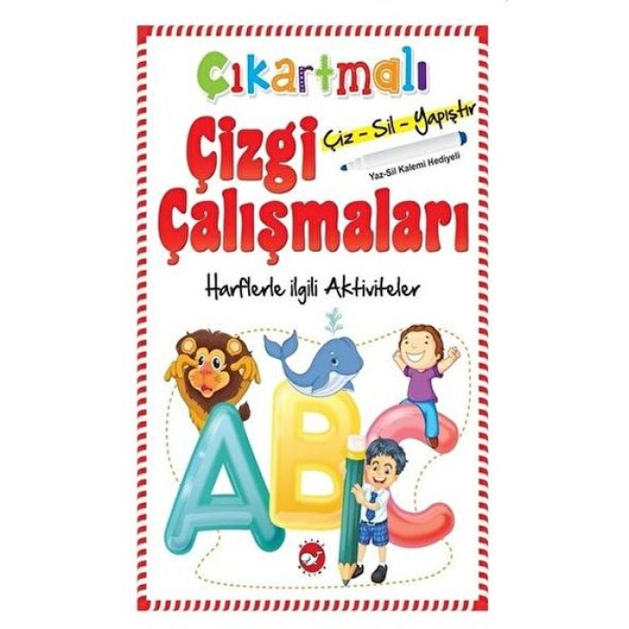 Çıkartmalı Çizgi Çalışmaları - Harflerle İlgili Aktiviteler