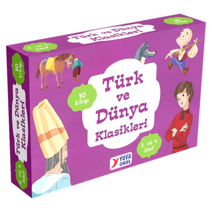 3. Ve 4. Sınıflar Için Türk Ve Dünya Klasikleri (10 Kitap)