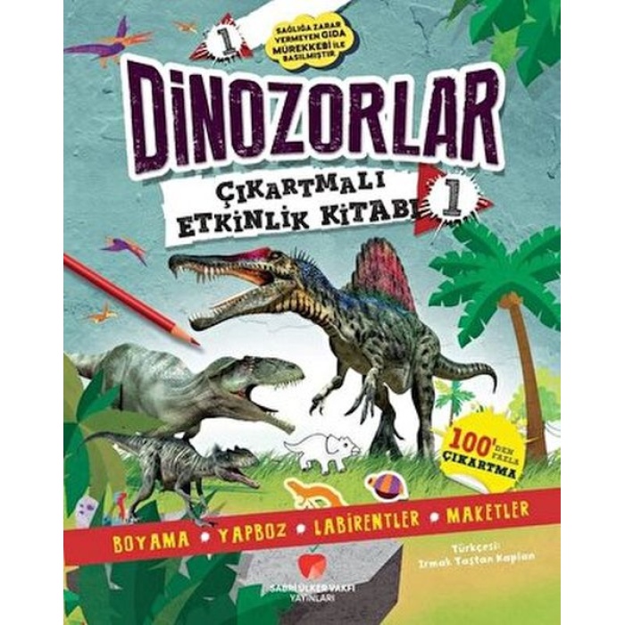 Dinozorlar Çıkartmalı Etkinlik Kitabı 1