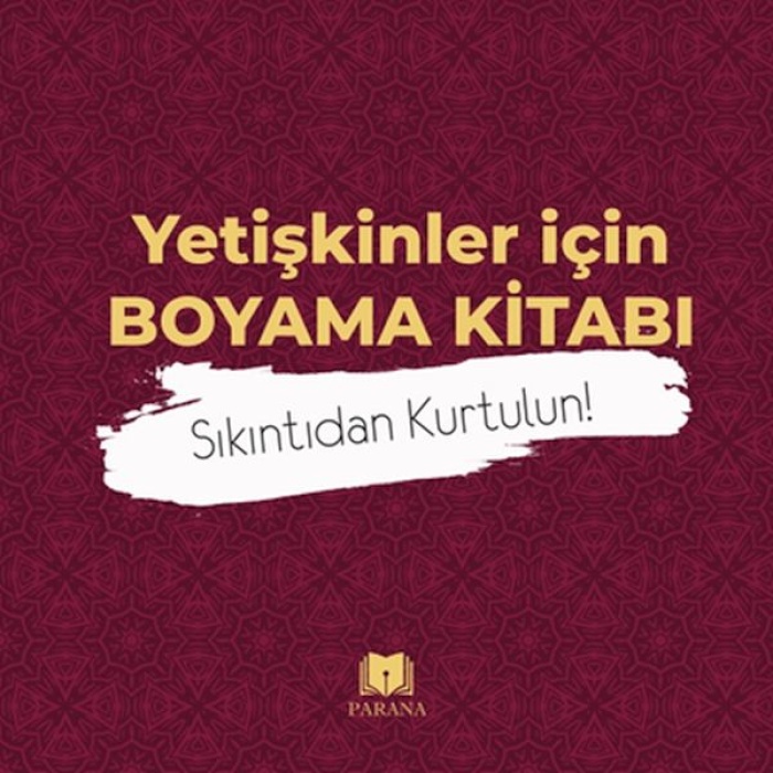 Yetişkinler İçin Boyama Kitabı-Mandala