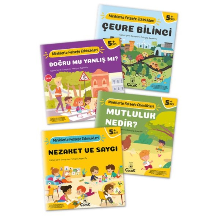 Miniklerle Felsefe Etkinlikleri Serisi (4 Kitap)