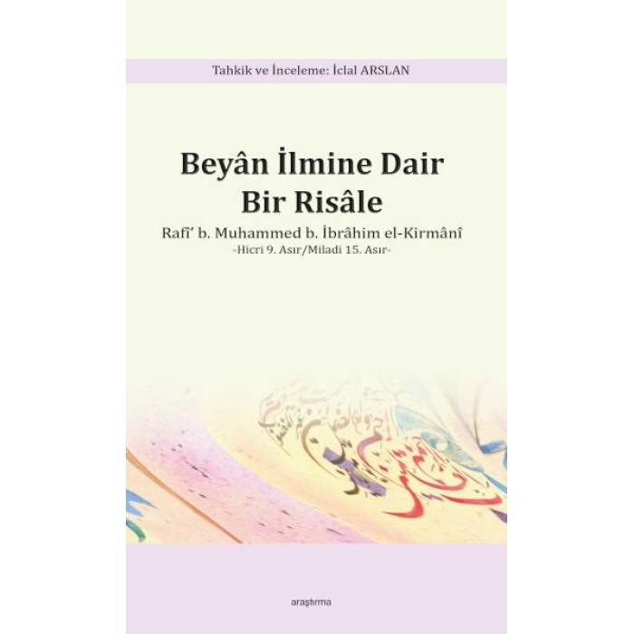 Beyan İlmine Dair Bir Risâle