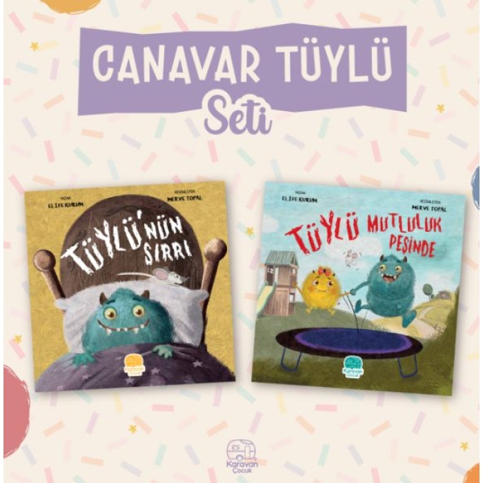 Canavar Tüylü Seti (2 Kitap)