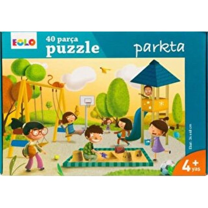 Yer Puzzle-40 Parça Puzzle - Parkta