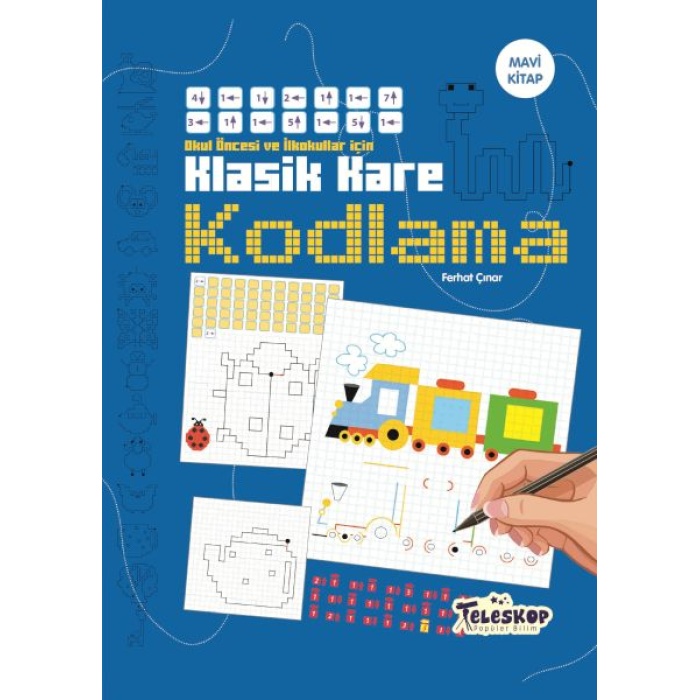 Klasik Kare Kodlama Mavi Kitap