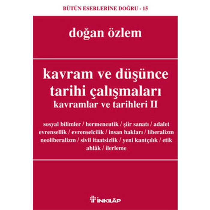 Kavram Ve Düşünce Tarihi Çalışmaları Kavramlar Ve Tarihleri 2