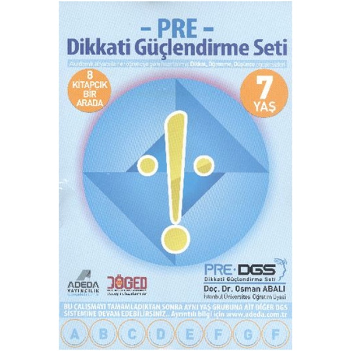 Pre Dikkati Güçlendirme Seti – 1.Sınıf – 7 Yaş