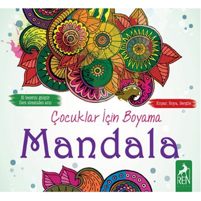 Çocuklar İçin Boyama - Mandala