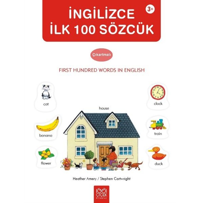 İngilizce İlk Yüz Sözcük Çıkartma Kitabı