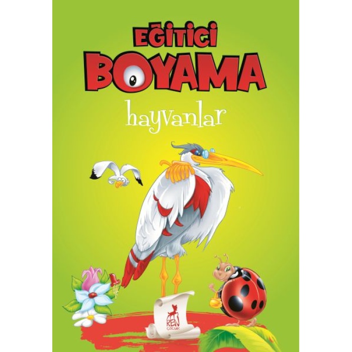 Eğitici Öğretici Boyama  - Hayvanlar