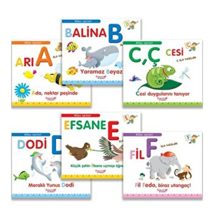 Alfabe Öyküleri (6 Kitap Set)