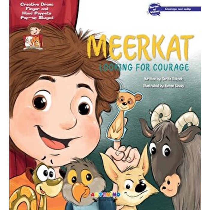 Meerkat Looking For Courage Creative Drama Finger And Hand Puppets Pop-Up Staged