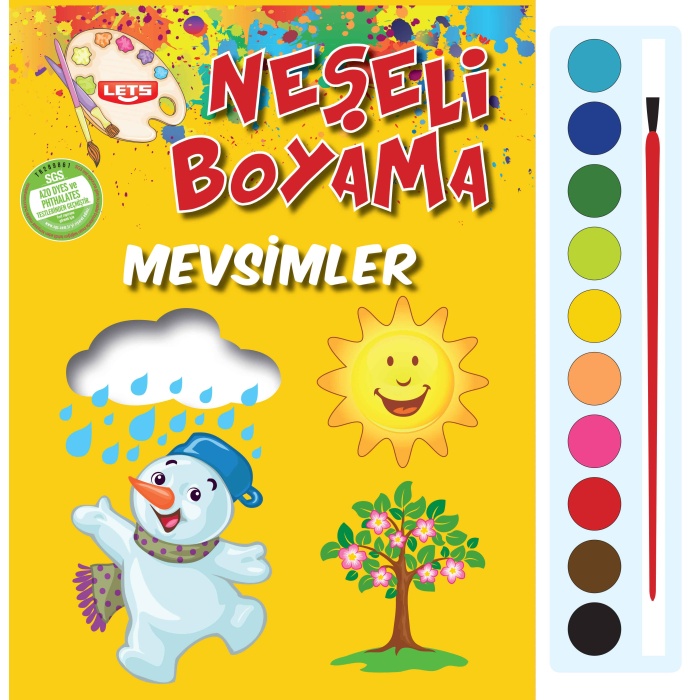 Neşeli Boyama - Mevsimler