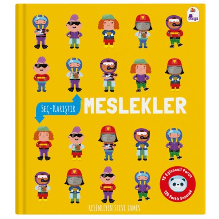 Seç – Karıştır : Meslekler (15 Eğlenceli Parça, 120 Farklı Seçenek)