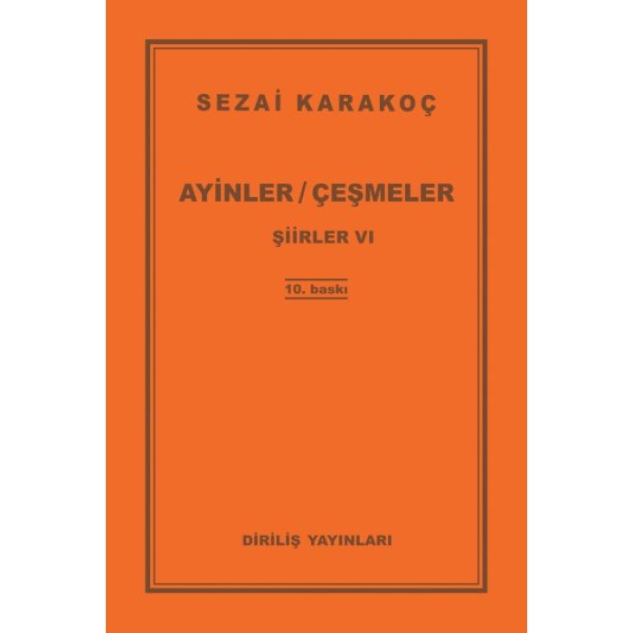 Şiirler 6 - Ayinler Çeşmeler