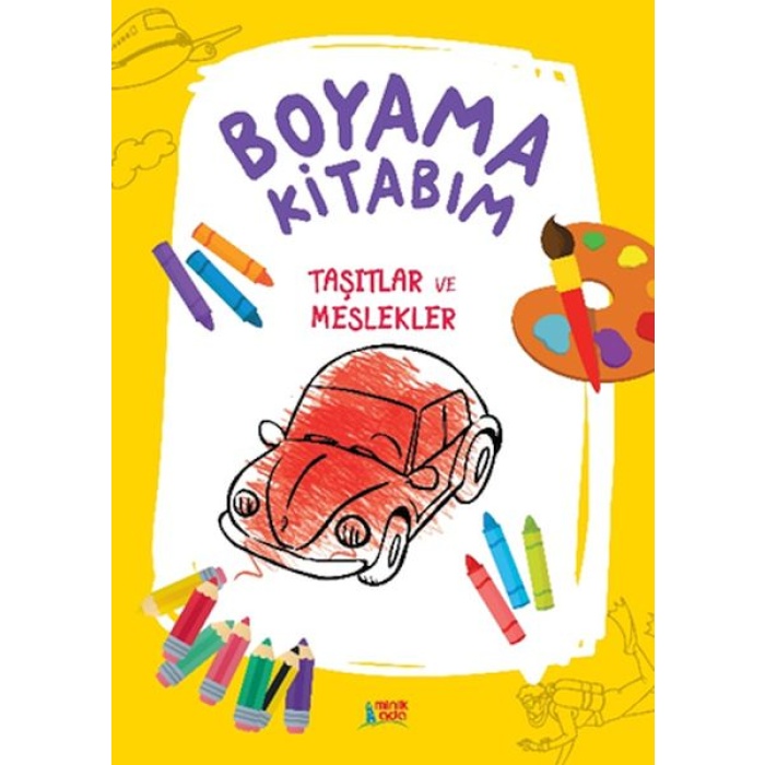 Boyama Kitabım- Taşıtlar Ve Meslekler