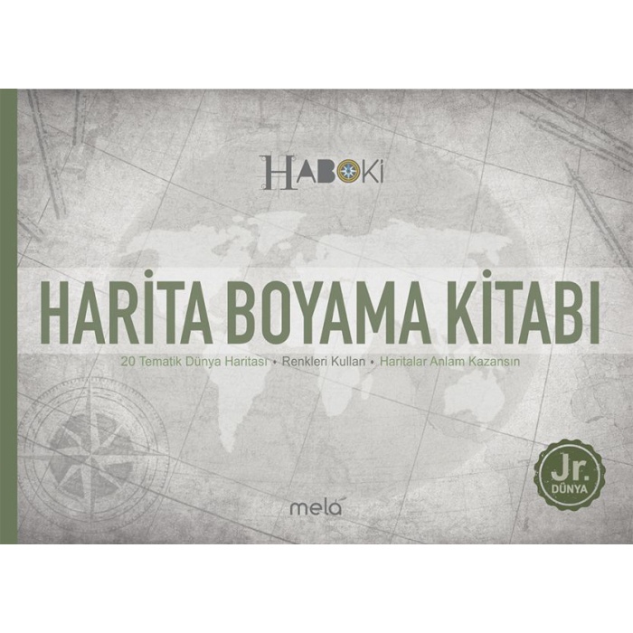 Harita Boyama Kitabı 20 Tematik Dünya Haritası