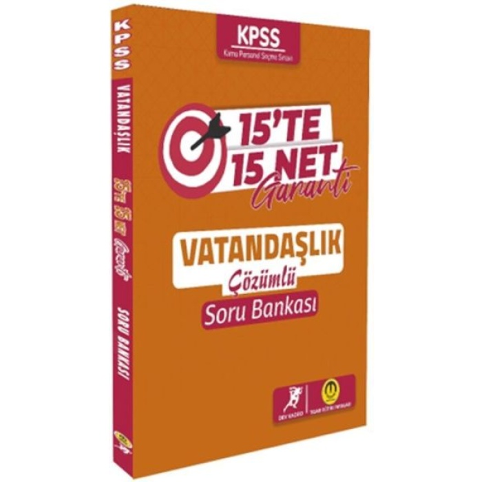 Tasarı Yayınları Kpss Vatandaşlık 15 Te 15 Net Garanti Soru Bankası