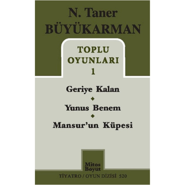 Toplu Oyunları 1 / Geriye Kalan - Yunus Benem - Mansurun Küpesi