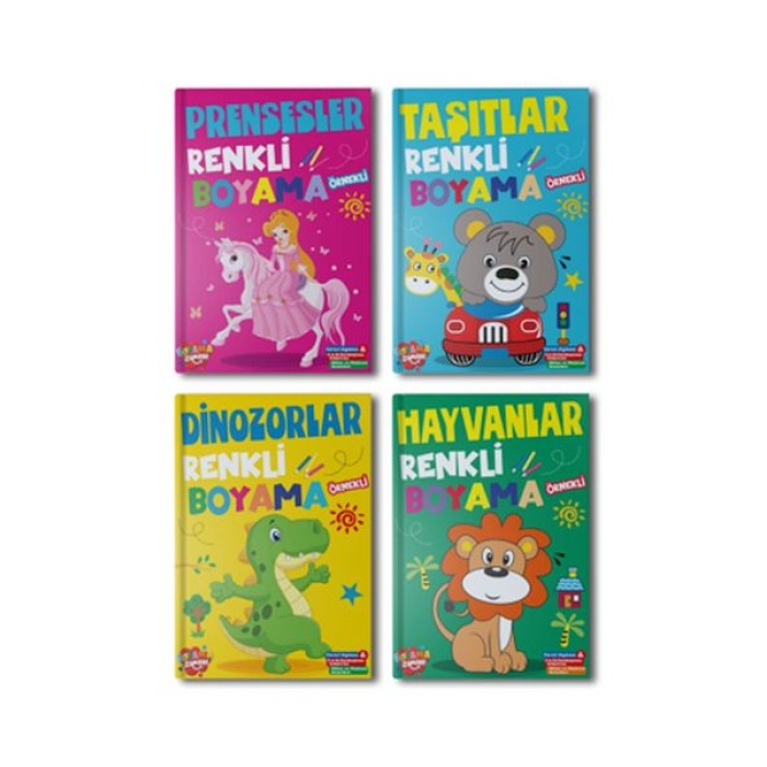 Renkli Boyama 10 Set+1 Set (44 Kitap)