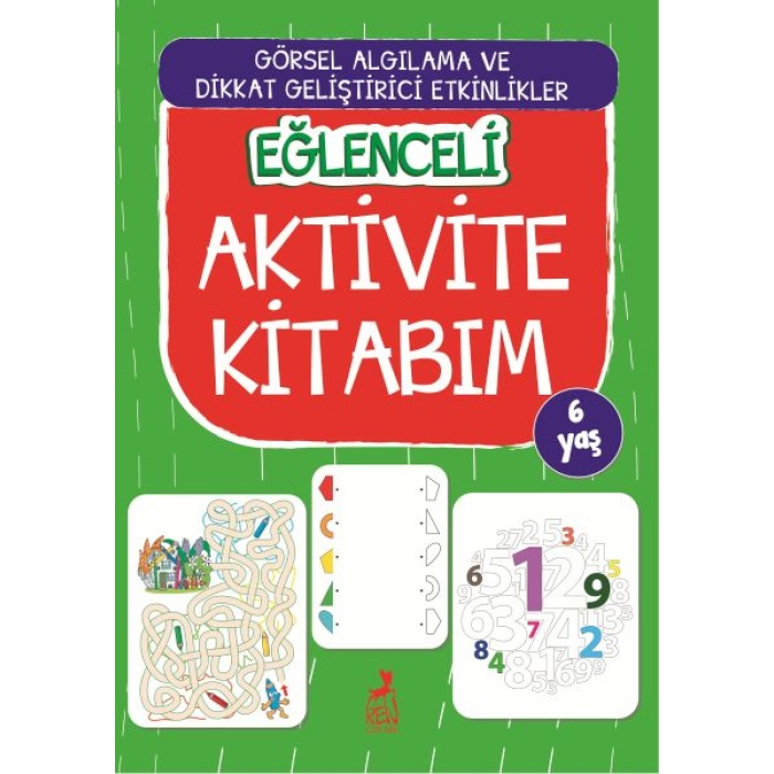 Eğlenceli Aktivite Kitabım - 6 Yaş