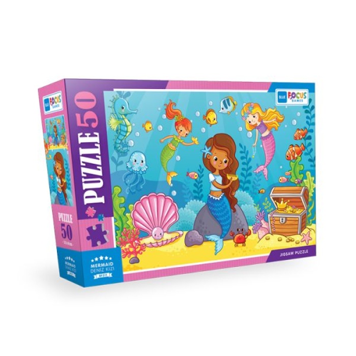 - Mermaid (Deniz Kızı) - Puzzle 50 Parça