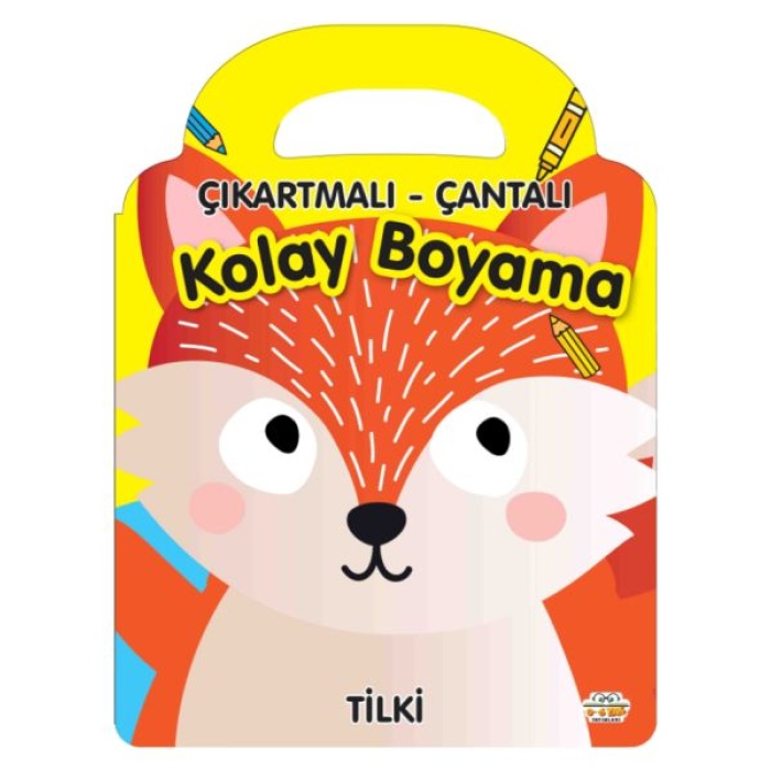 Tilki - Çıkartmalı-Çantalı Kolay Boyama