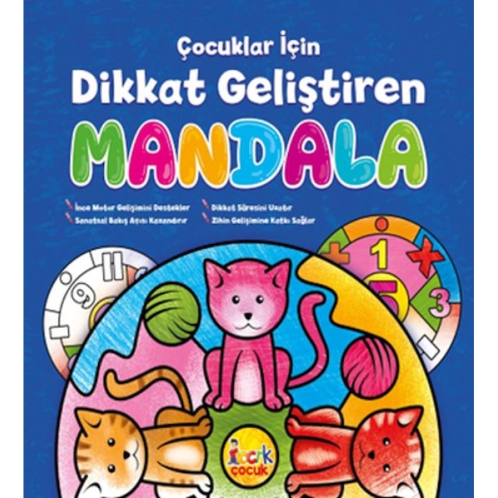 Çocuklar İçin Dikkat Geliştiren Mandala