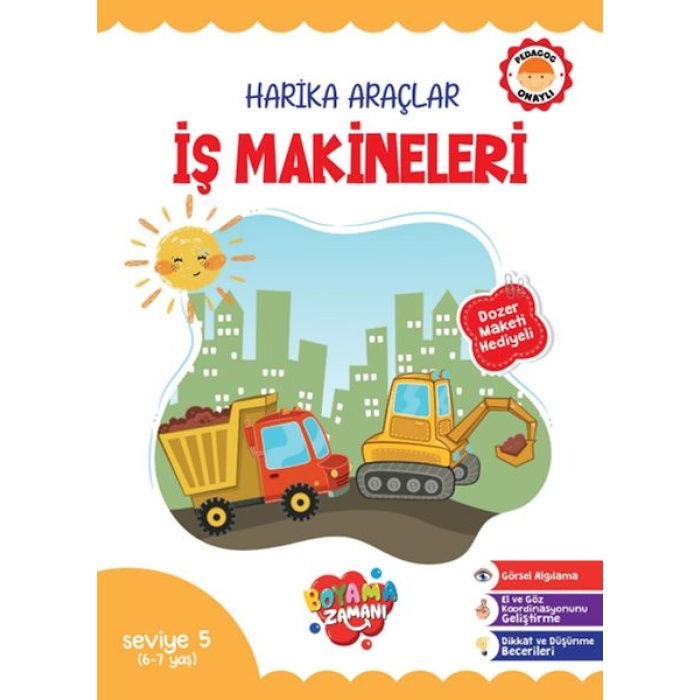 Harika Araçlar – İş Makineleri Seviye 5 (6-7 Yaş)