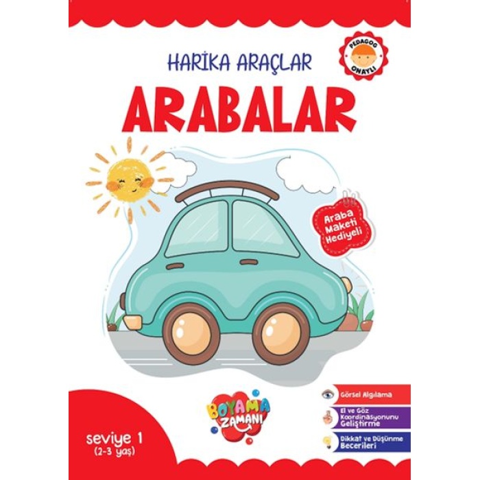 Harika Araçlar – Arabalar Seviye 1 (2-3 Yaş)