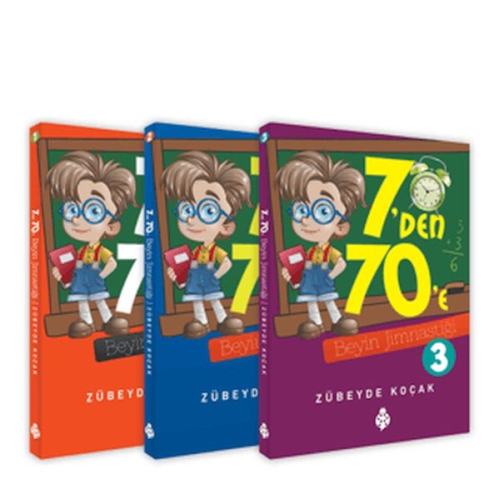 7Den 70E Beyin Jimnastiği Seti (3 Kitap)