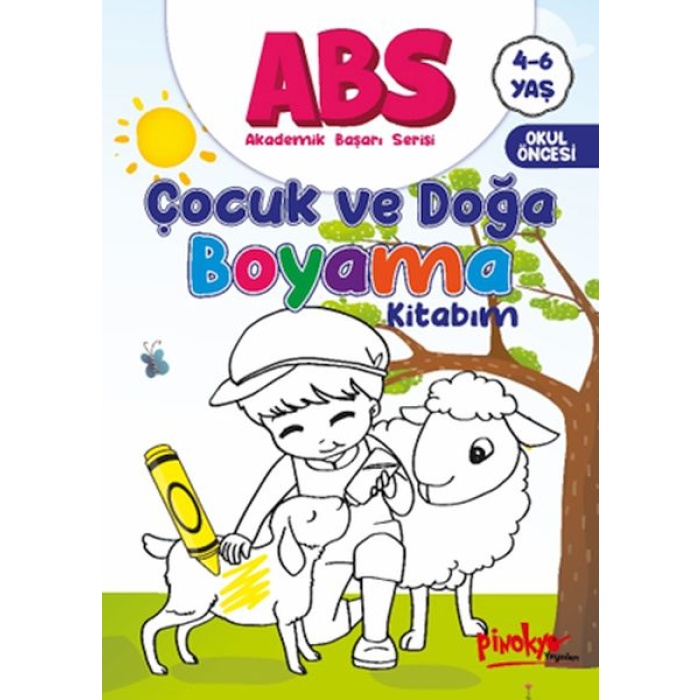 Abs 4-6 Yaş Çocuk Ve Doğa Boyama Kitabım