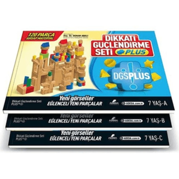 Dikkati Güçlendirme Seti Plus 7 Yaş Kitap