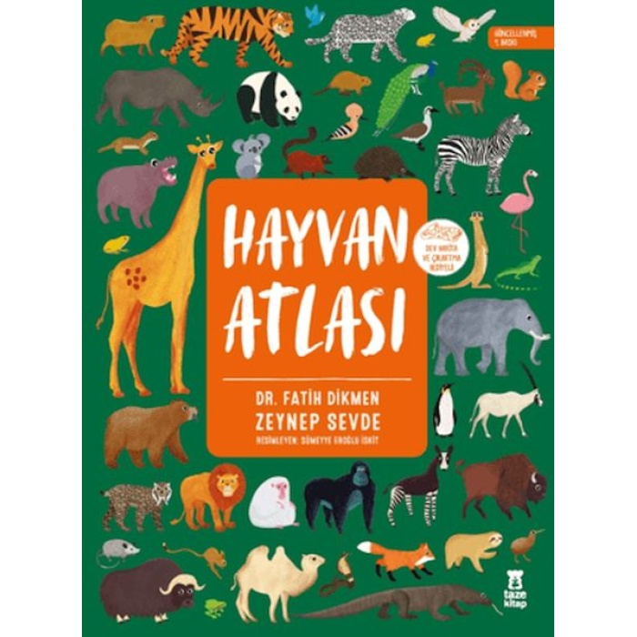 Hayvan Atlası (Dünya Haritası Ve Çıkartma Hediyeli)