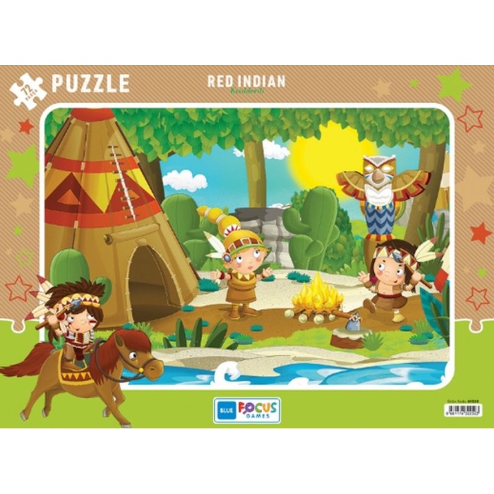 Red Indian (Kızılderili) - Puzzle 72 Parça