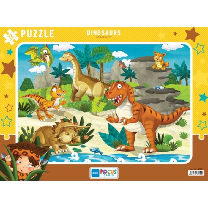 Dinosaurs (Dinozorlar) - Puzzle 72 Parça