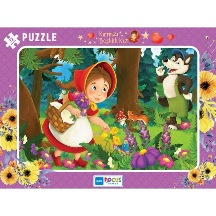 Kırmızı Başlıklı Kız - Puzzle 72 Parça