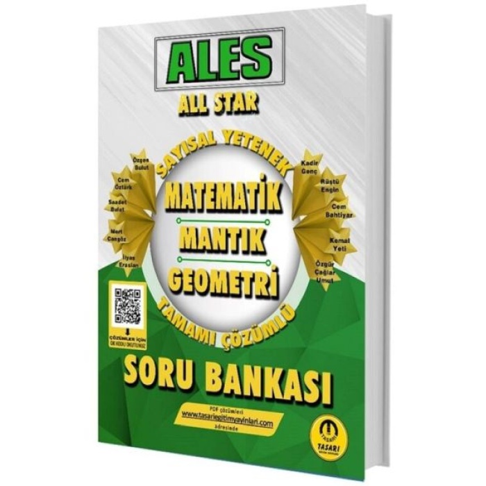 Tasarı Yayınları 2025 Ales All Star Sayısal Yetenek Matematik Mantık Geometri Soru Bankası