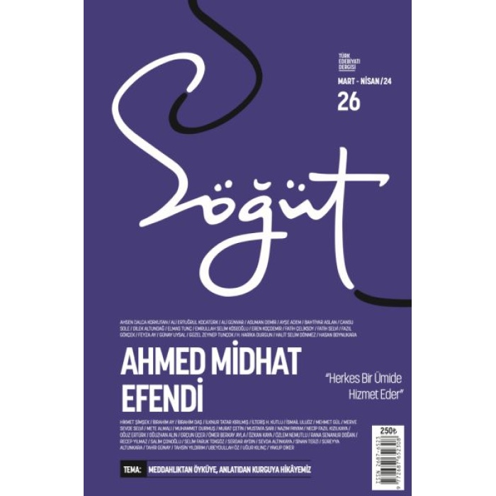 Söğüt Dergisi - Ahmed Midhat Efendi (26. Sayı)