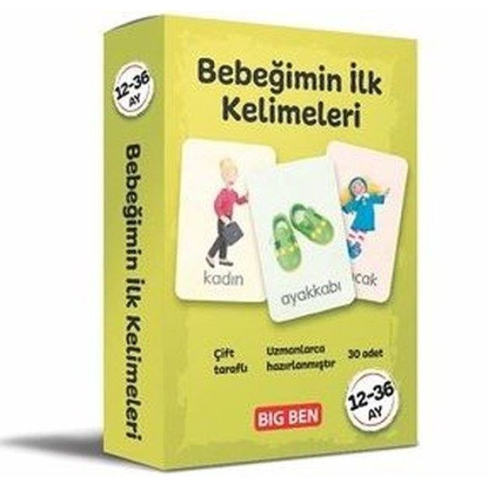 Bebeğimin İlk Kelimeleri Kartları 12 - 36 Ay